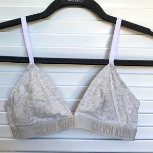 NWOT Calvin Klein Cotton Bralette